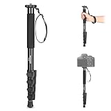 NEEWER 155cm Monopod, Kamera Einbeinstativ, tragbares Reise Video Einbein Stativ aus Aluminium mit...