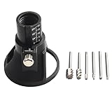 Elektrisches Schleifset mit festem Standfuß für Holz, Metall, Kunststoff und Trockenbau – 6...