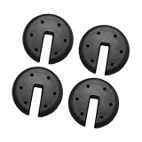 4X Befüllbare Sonnenschirmständer Gewichte mit 1.20 Zoll Innendurchmesser für Garten Terrasse...