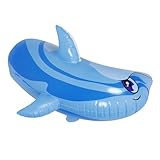 Abaodam Aufblasbarer Delfin aus Strapazierfähigem PVC 85cm Bunt Pool und Gartendekoration...