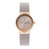Skagen Freja Lille Damenuhr, Quarz-Zweizeigerwerk mit Edelstahl- oder Lederarmband