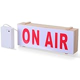 VALICLUD LED Leuchtschild Nachtlicht aus Massivholz Rotes Licht Dekorative Tisch und Wandlampe für...