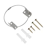 BESTonZON 6 Sätze Kindersicheres Möbel Umfallschutz Teilig Metall Kippsicherung für Schrank...
