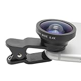 Objektiv Für Mobile Kameras – Optik Mit 0,4-fachem Erweiterungswinkel, Metallglas-Klarheitsmodul,...