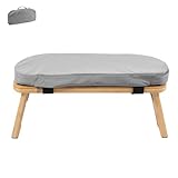 BAODBF Meditationsbank aus Bambus,Klappbarer Meditationshocker Anti Rutsch Design,Gebetshocker mit...