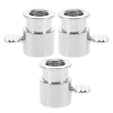 Supvox 3 Stück BBQ Grillspieß Limit Hülsen aus Verchromtem Stahl Elektrische Drehspieß Fixatoren...