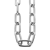 CYEER Edelstahl Kette 6MM, Edelstahlkette Meterware 2M, Stahlkette Starke, Kette Edelstahl,...