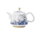 NESPIQ Teekanne Küche Haushalt Teekanne, kreative chinesische Teekanne, hitzebeständige...