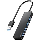 ANYPLUS USB Hub 3.0, 4 Port USB-Hubs, tragbarer USB Splitter Mini USB Verteiler für Desktop,...