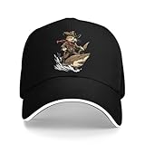 Baseball Caps Unisex Sommermütze mit Sonnenblende Cowboyhut mit Haifischvisier Wave Butler Hip Hop...