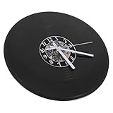 ULTECHNOVO Vinyl Schallplatten Wanduhr Heimdekoration Vintage Klassische Dekorative Uhr Musikuhren...