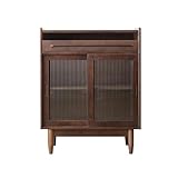 Sideboard Speisekammerschrank, modern und einfach, Aufbewahrungsmöbel aus reinem Massivholz,...