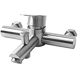 REAQUE Badewannenarmatur, Wasserhahn Badewanne, Einhebel-Wannenmischer, Wannenarmatur mit manuellen...