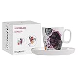 RITZENHOFF 3721002 Espresso-Tasse 95 ml - Serie Genussklasse Nr. 2 - Set mit Untertasse, aus...