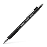 Faber-Castell 134799 - Druckbleistift GRIP 1347 black, Härtegrad B, Minenstärke 0.7 mm, mit...