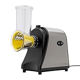 Gemüsehobel Elektrisch Gemüseschneider Elektrischer Küchenreibe mit 5 Edelstahl Konische Klingen...