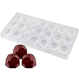 FYSL Schokoladenform Transparent Pralinenform, Pralinenform Polycarbonat DIY Schokoladenformen mit...