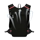 Sportlicher Trinkrucksack – Trinkrucksack zum , mit Mehreren Taschen für Herren, Rucksack mit...