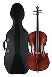 Classic Cantabile Brioso Cello 4/4 Set (4/4 Violoncello, Decke aus massivem Fichtenholz, Boden &...