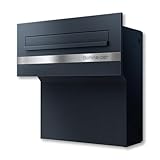 Metzler Durchwurfbriefkasten | Mauerdurchwurf-Briefkasten | personalisiert mit Gravur |...