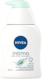 NIVEA Intimo Waschlotion Mild Fresh (250 ml), Intim Waschgel mit Milchsäure, Kamillenextrakt und...