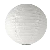 Lampenschirm Papierschirm Deko weiß Schirm, Ersatzschirm, Lampenglas für Pendellampe, Tischlampe,...