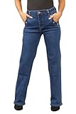 Divadames High-Waisted Wide Leg Denim Jeans Classic Loose Dad Fit Jeans, K8318, 34