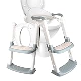 talifoca Toilettensitz Kinder, Toilettensitz Toilettentrainer mit Treppe, Upgraded Kindertoilette...