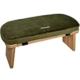 Zen Power Yoga Bench, klappbare Yoga Bank aus Holz, ergonomische Meditationsbank, Gebetshocker für...