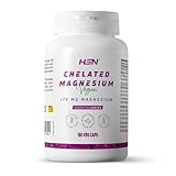 HSN Magnesium-Bisglycinat (350 mg Elementares Magnesium) | 120 Vegane Kapseln | 100%...