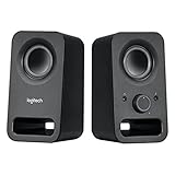 Logitech Z150 PC-Lautsprecher, Stereo Sound, 2 Lautsprecher, 6 Watt Spitzenleistung, 3,5 mm Eingang,...