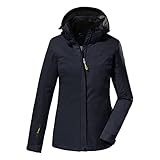 killtec Damen Funktionsjacke/Outdoorjacke mit abzippbarer Kapuze, Dunkelnavy, 40