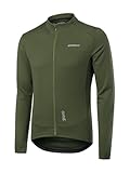 BERGRISAR Herren Fahrradtrikot Radtrikot Langarm für Frühling Herbst Rennrad MTB Mountainbike...