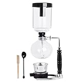 YUCHENGTECH Syphon Kaffeemaschine, Glas, 3 Tassen （360ml）