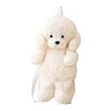 Generisch Hundefigur Umhängetasche | Weiche Kuscheltier Schultertasche - Hunde Rucksack Für...