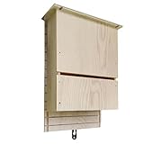 Begchy Großes Haus für Fledermäuse im Freien, riesige Holzkiste, wetterfest, Fledermaushaus aus...