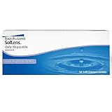 Bausch + Lomb SofLens daily disposable Tageslinsen, sphärische Kontaktlinsen, weich, 30 Stück BC...