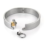 Metall Halsband abschließbar O-Ring Sex halsbänder Luxus/Choker/Kragen/Collar,Folter/Fetisch...