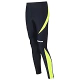 Airtracks Herren Thermo Laufhose Lang Pro - Winter Funktions Running Tight - Warm - Atmungsaktiv -...