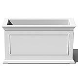 Veradek Brixton Übertopf, lang, 84 cm, Weiß