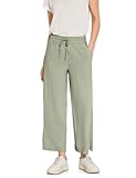 STREET ONE Damen A377224 7/8 Culotte Hose, Soft Moss Green, 38W / 26L EU