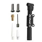 Fahrradpumpe - Hochdruck Tragbare Manuelle Pumpe Zum Aufpumpen,Fahrradreifen Luftpumpe Mit 4...