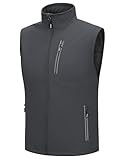 Outdoor Ventures Softshell Weste Herren Outdoor Fahrradweste Wasserdicht Winddichte Ärmellose Jacke...