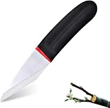 FaJoek Gartenmesser Klappbar, Scharfes Pfropfmesser, Okuliermesser Rostfreier Stahl, Gartenhippe,...