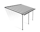 Canopia by Palram Terrassenüberdachung Alu Sierra 3X5.46 Polycarbonat Hohlkammerplatten Pergola 555...