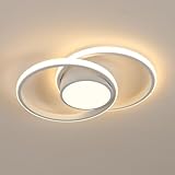 Comely LED Deckenleuchte Modern 42W, 4800LM, 3000K Warmweiß, Rundes Design Ø 40cm –...