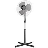 Clatronic Ventilator leise Ø 40 cm | inkl. Fernbedienung | oszillierend | höhenverstellbar | Fan...