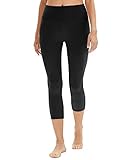 DDOBB Capri Leggings Damen High Waist 3/4 Leggins Blickdicht Caprihose Kurze Sporthose Elastisch...