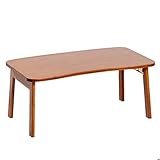 Klapptisch Einfache Bambus-Bett-Tablett-Tabelle mit faltbaren Beinen, Frühstückstablett for Sofa,...