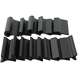 Schleifklotz-Set für Holzbearbeitung, 14-teilig, mit flexiblem Gummi-Schleifpapierhalter für...